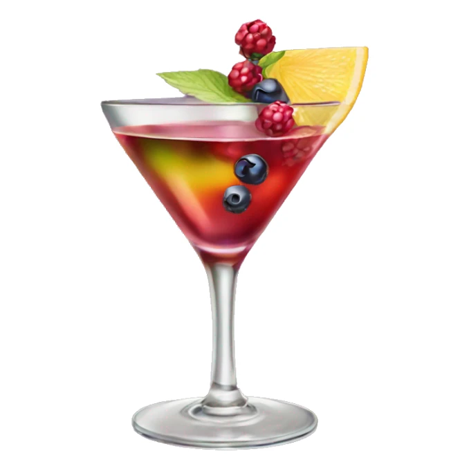 Cocktail wildberry lillet sticker