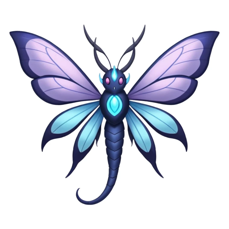 Venomoth-Nargacuga-Lunala-Vikavolt-fusion sticker