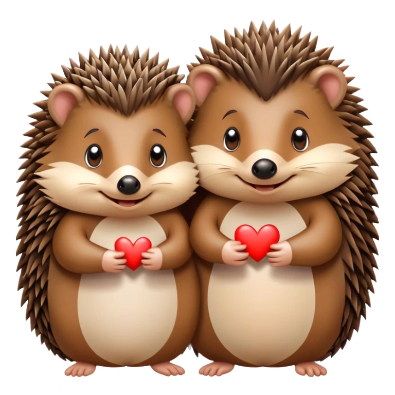 hedgehog say i love you tu other hedgehog sticker