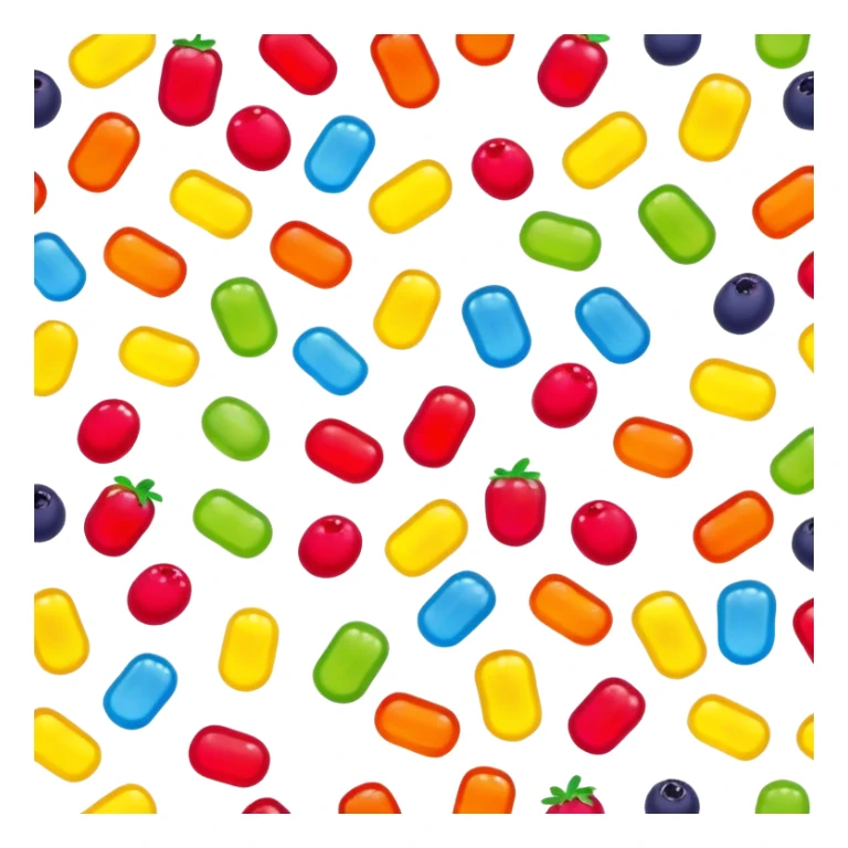 generate an emoji-style image of gushers gummy sticker