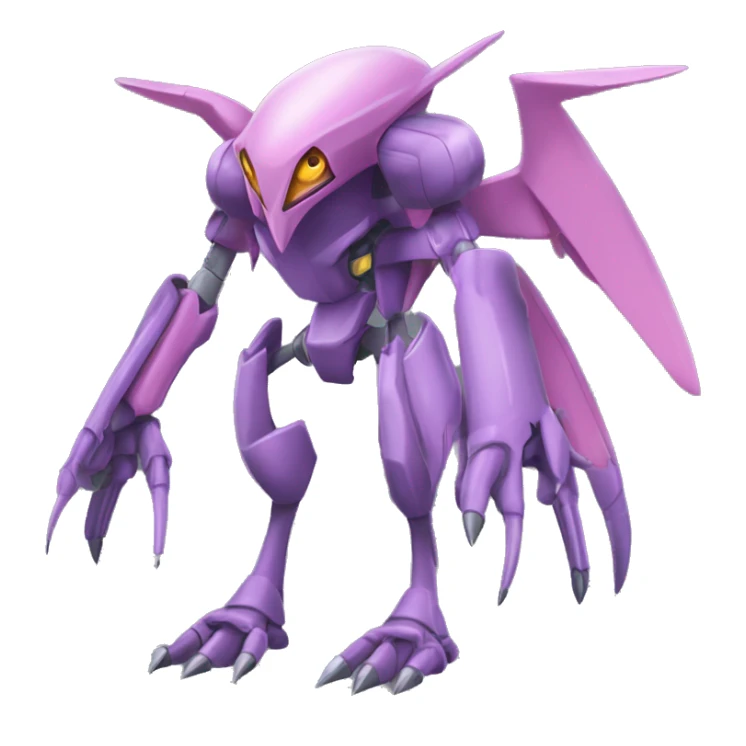  Cool Edgy Godly Digimon-Genesect-Palkia-Medabot full body sticker