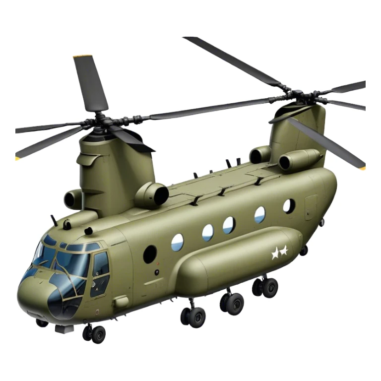 CH-47 Chinook Helicopter - boeing sticker