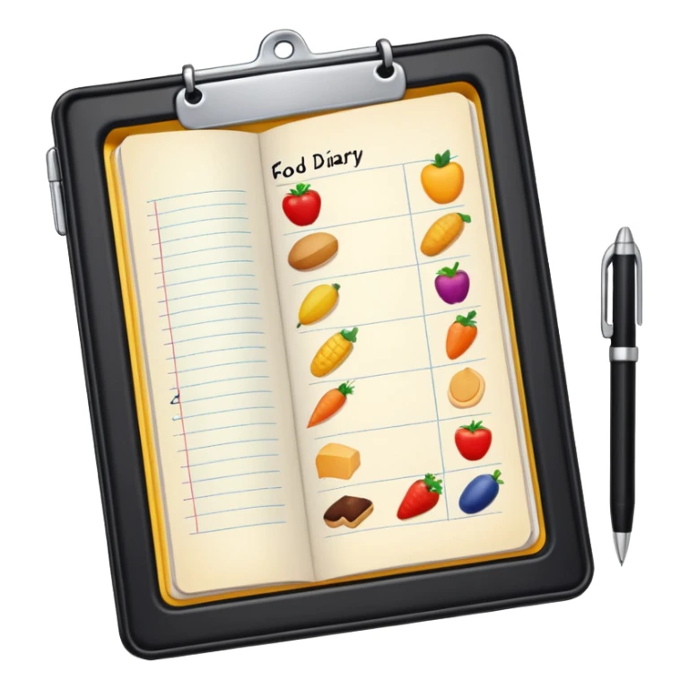 crea immagini diun diario alimentare sticker