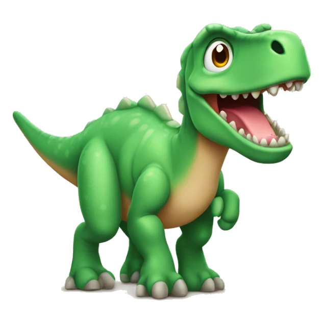 Dinosaure tout mignon mascotte sticker