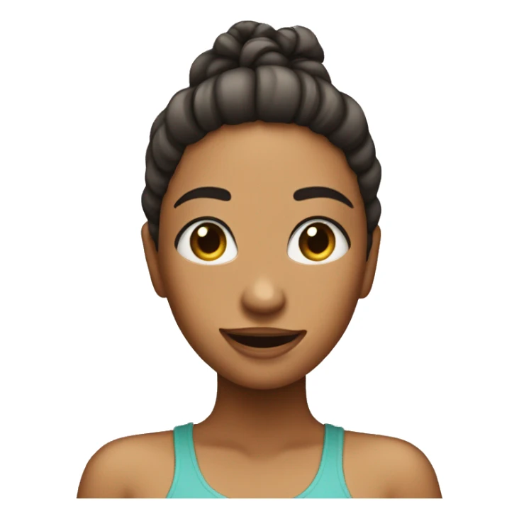 Girl fanning herself cause someone is attractive  sticker