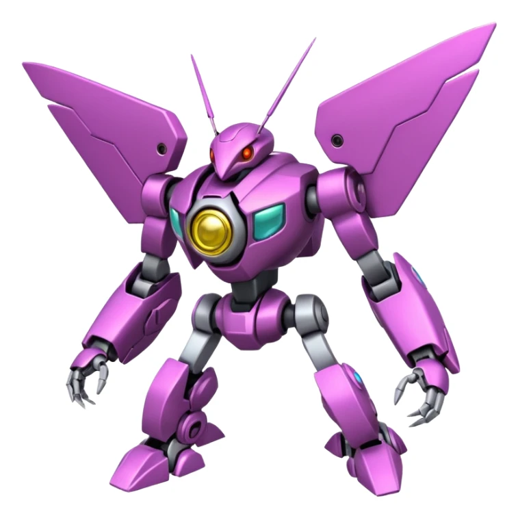 Victreebell-Medabot-Genesect-Vikavolt-fusion sticker