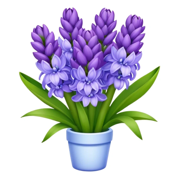 a light bouquet of Hyacinth sticker