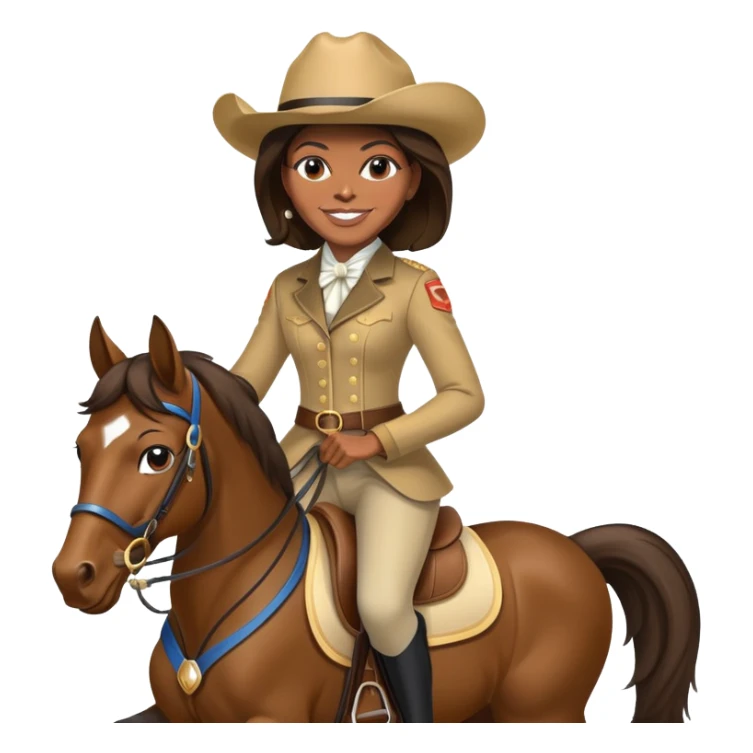michelle obama riding a horse sticker