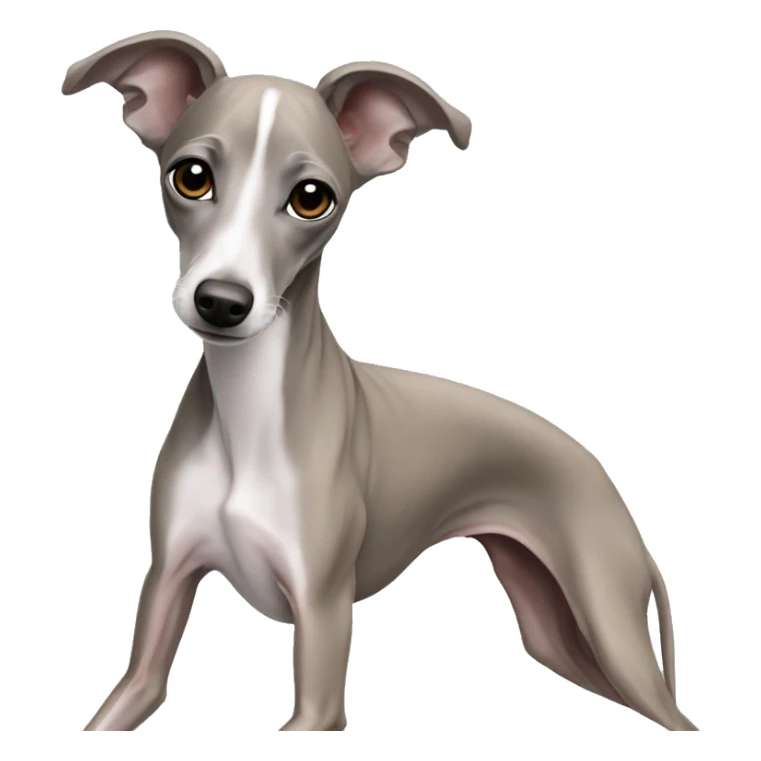 Dog Italian greyhound Isabel color sticker