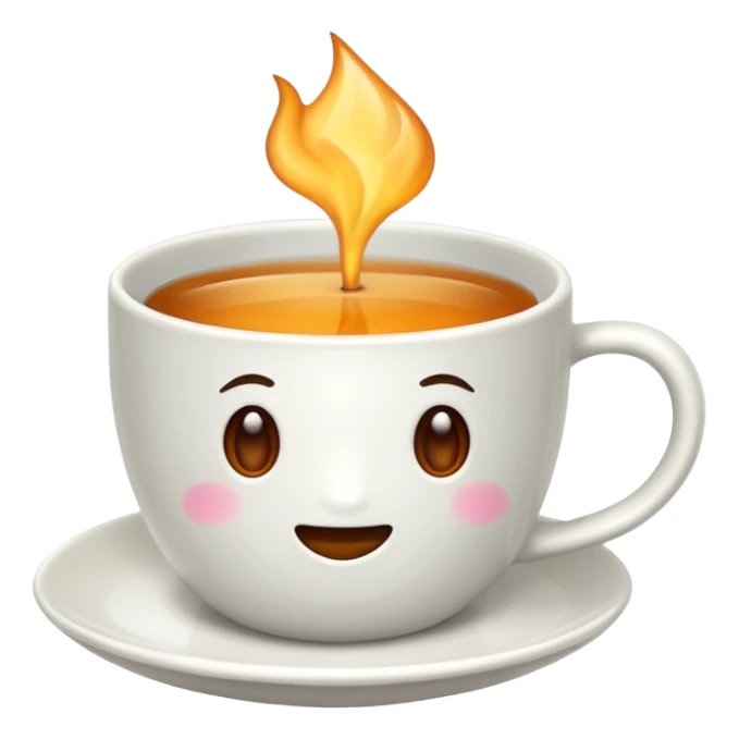 un émoji qui représente du thé  sticker