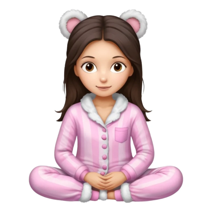 Nina Dobrev in cozy winter pyjamas sticker