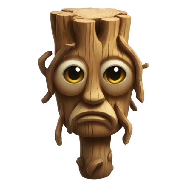 mystic wood totem sticker