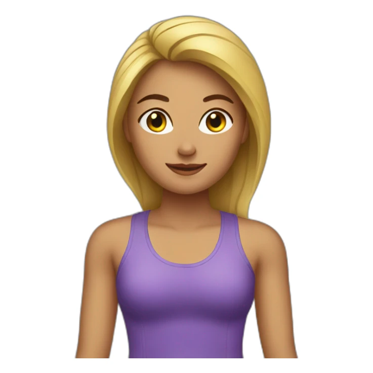 Mujer fitness  sticker