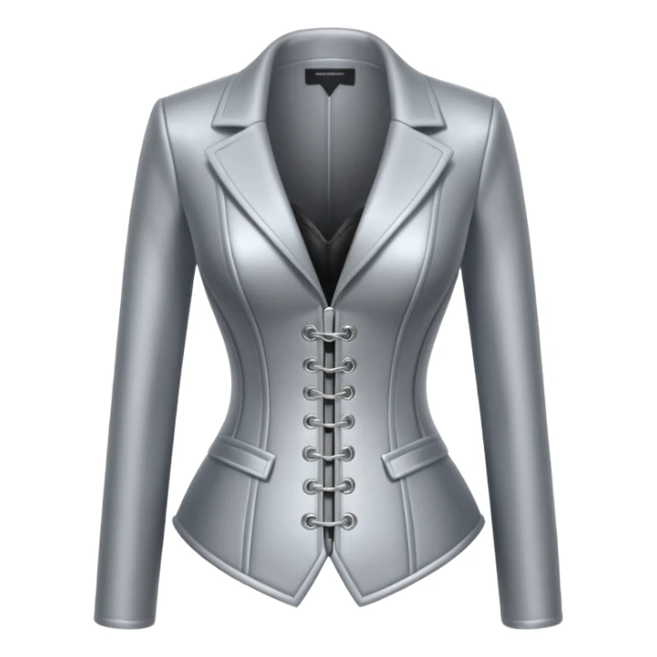 steel corset-blazer sticker