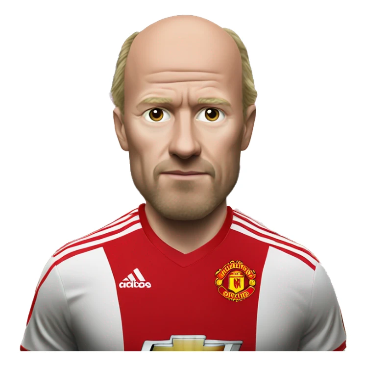 Erik Ten Hag in a man united jersey sticker