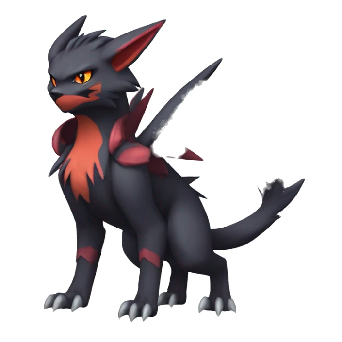 Noivern-Litten-Zoroark full body sticker