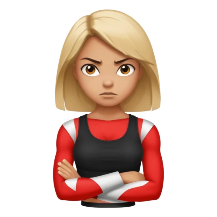 Baddie girl offended  sticker