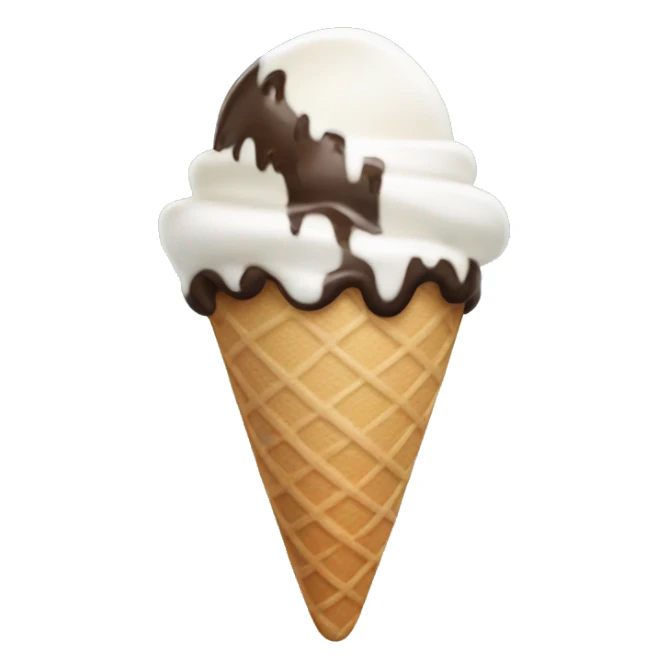 Ice scream scoop sticker