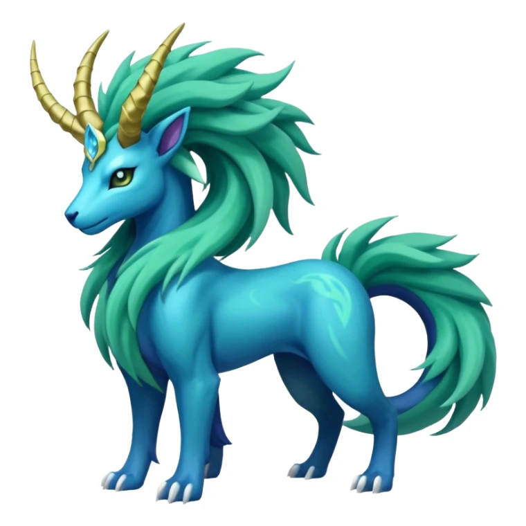 Manectric-Suicune-Virizion-Zygarde-fusion-hybrid-creature  sticker