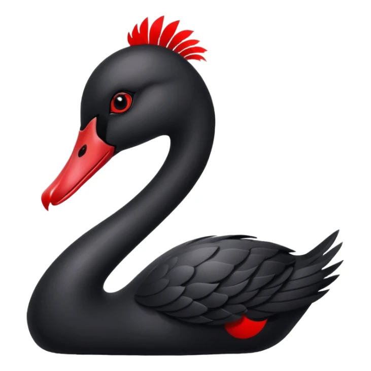Black swan one sticker