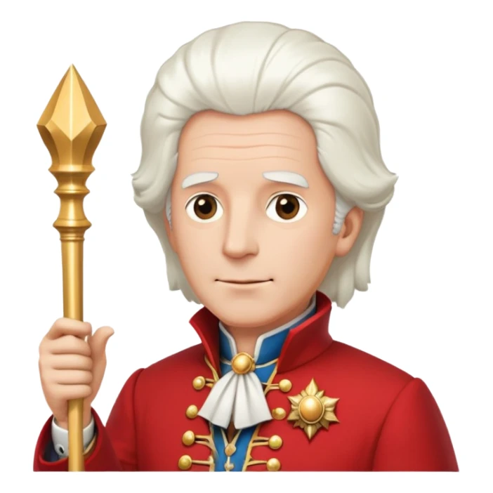 King George from Hamilton  sticker