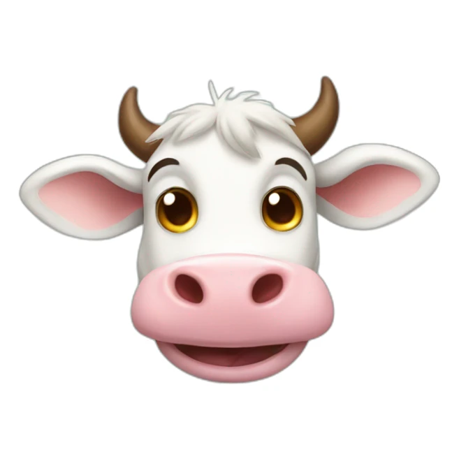 cow-joking cow-smile sticker
