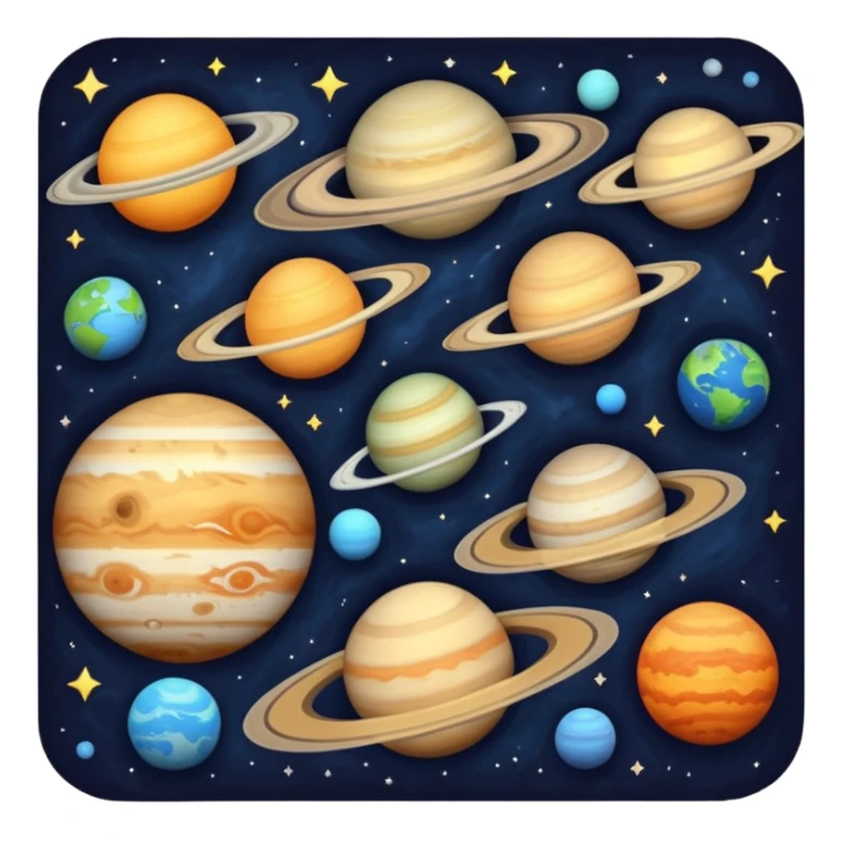 Aline all the planets in a straight line 8 only sticker