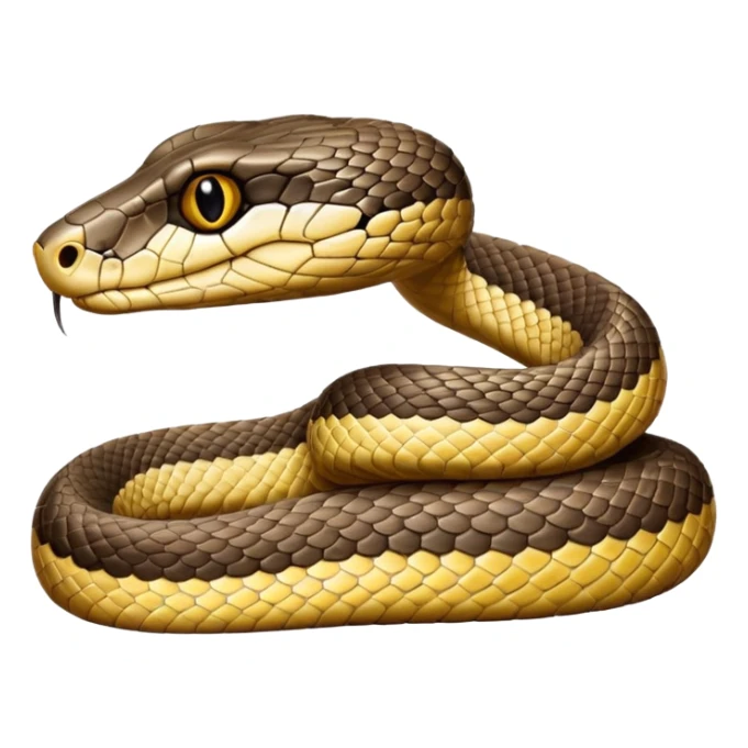 Side eye of a beautiful desert snake sticker
