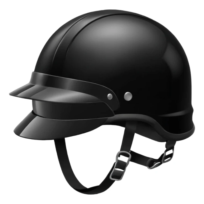 Biker helmet black in colour  sticker