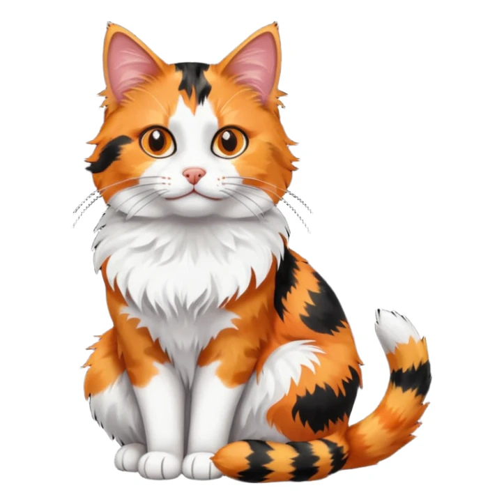 GATA TRES COLORES sticker