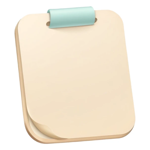 Cream to do list with pastel beige heart in the centre  sticker