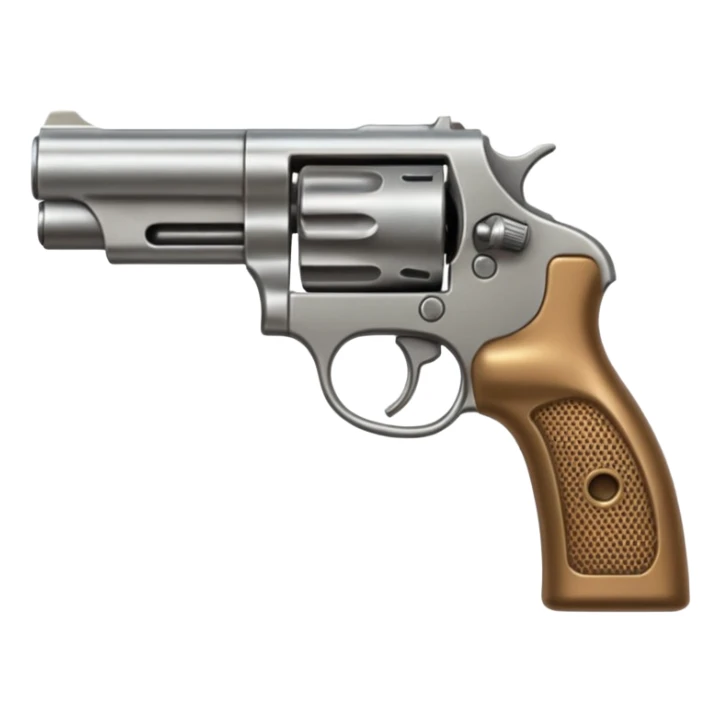 Mouth open with gun on it sticker