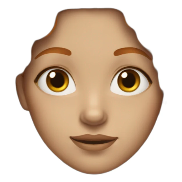 woman with wavy ginger hair, grey eyes sticker