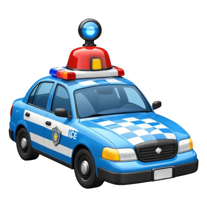 Police Car sticker