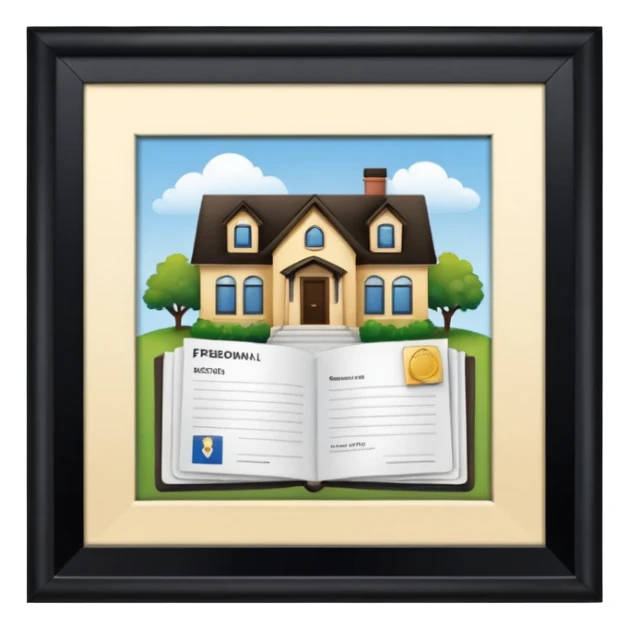 documents and personal license deuda casa sticker