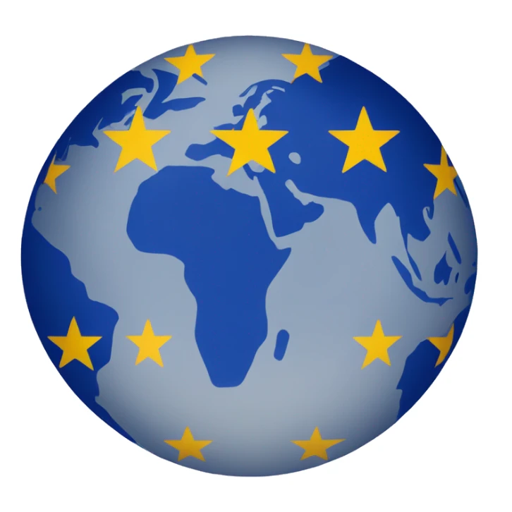 EU global gateway logo instead of mouth sticker