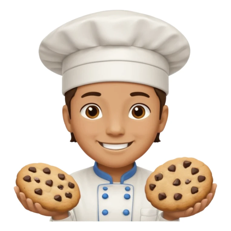 cocinera haciendo cookies sticker