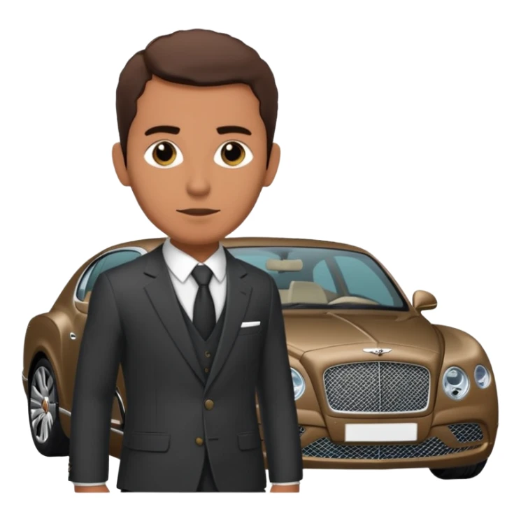 Abid abedi as Principalwith his Bentleyo sticker