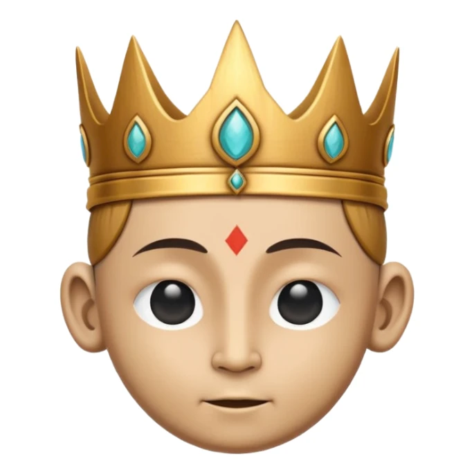 monk crown object icon, simple spiritual headpiece, wooden or bronze texture, minimal sacred design, subtle mystical aura, 3D cartoon style, mobile game icon style, centered, clean background, no text, no watermark
 sticker