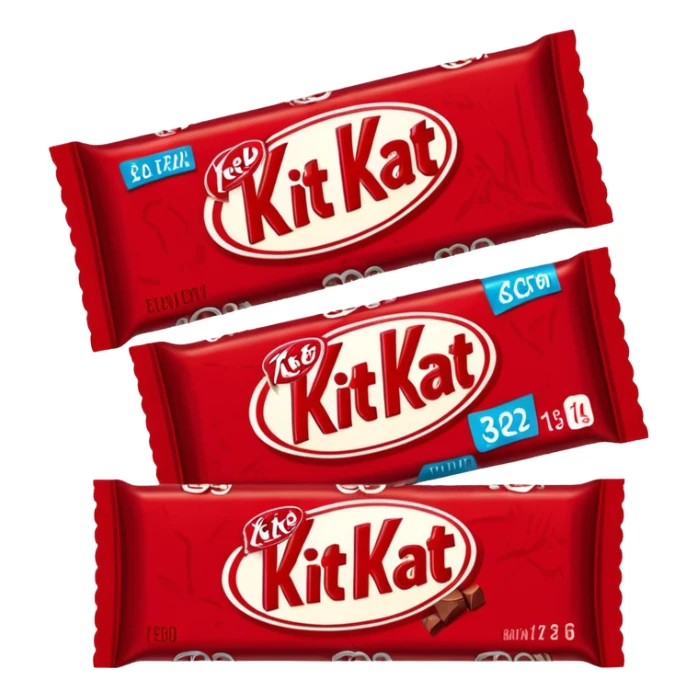 Create kit kat emoji and download it in the emoji sticker