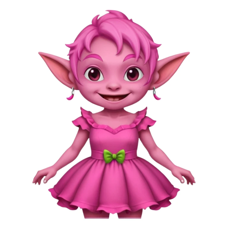 Goblin pink dress  sticker