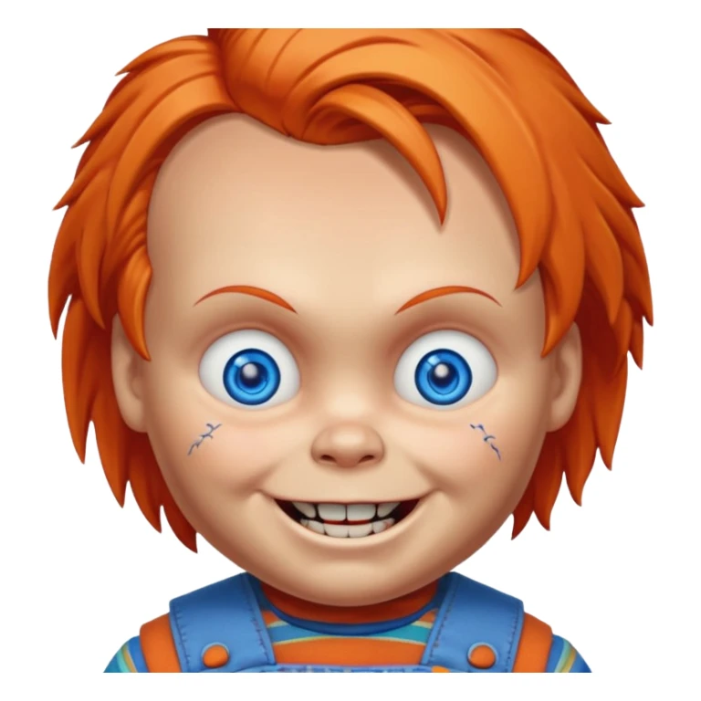 Un emojin de chuky sticker