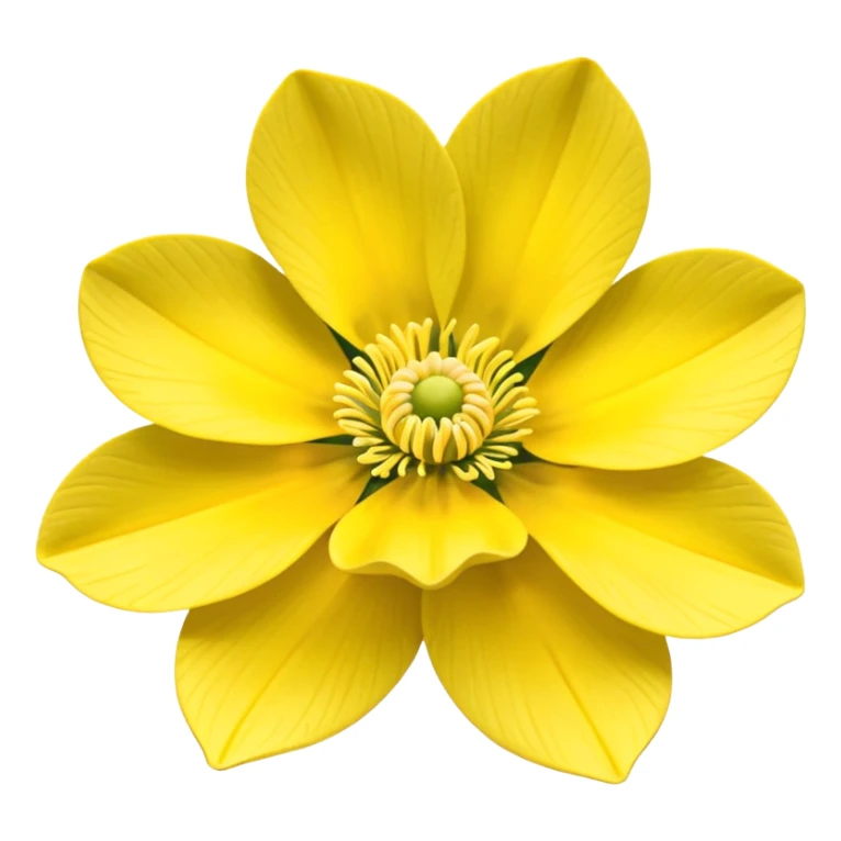 Yellow woodland anemone sticker
