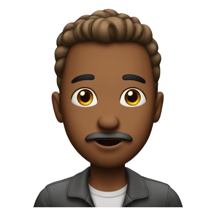 Man blowing a kiss filled with love sticker