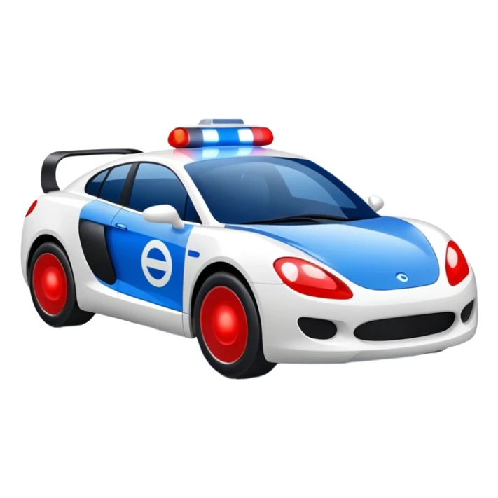 Notarzteinsatzfahrzeug mit Blaulicht sticker