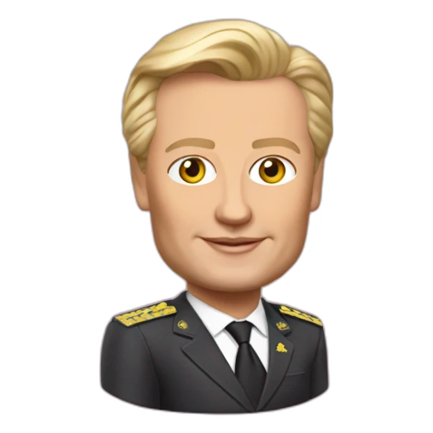 Ukrainian president as Barbie sticker