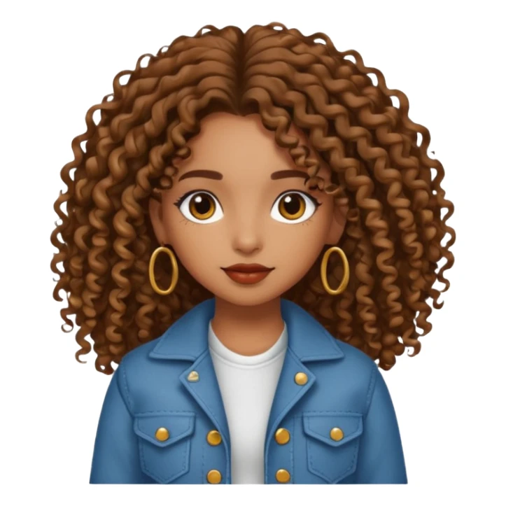 Brown girl aesthetic sticker