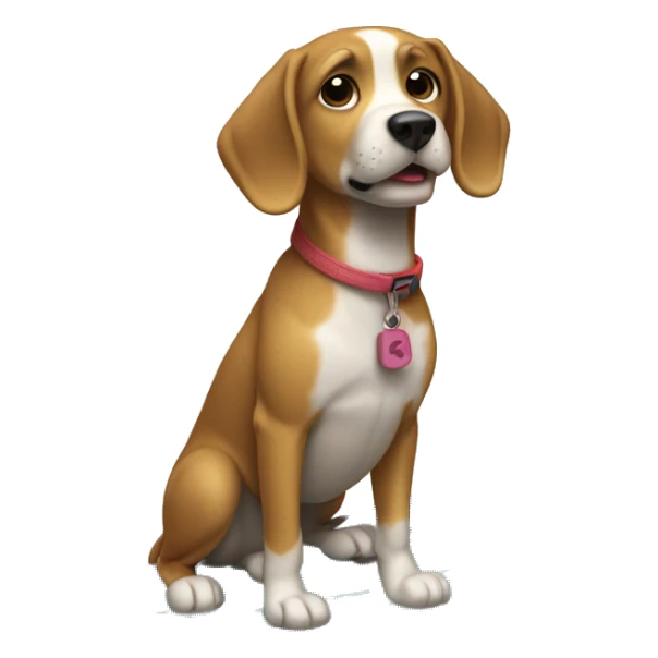 chien qui fait du surf sticker