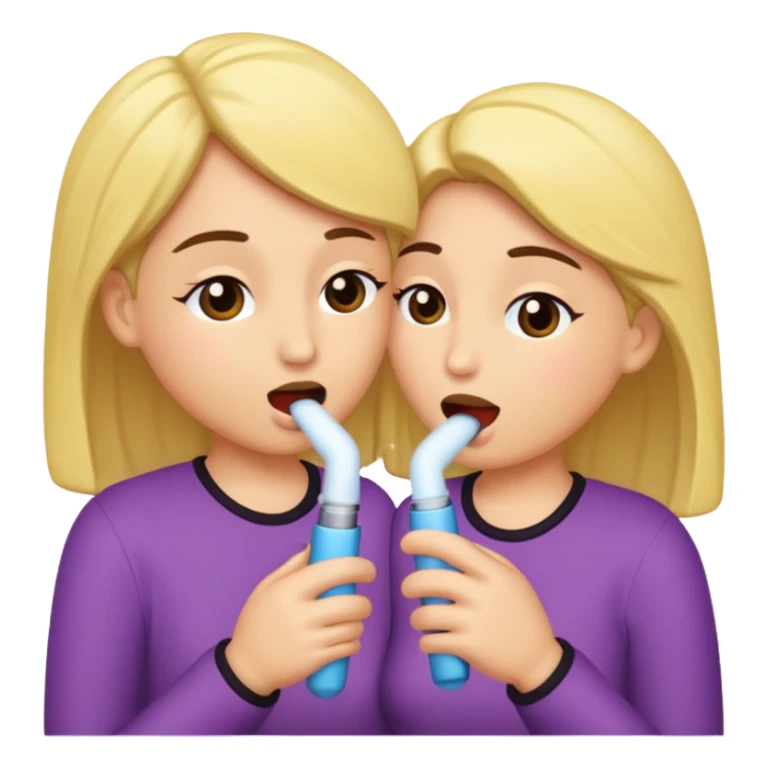 couple blowjob sticker