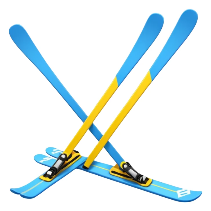 skis,colorful, Snow Gear,negative: character. sticker